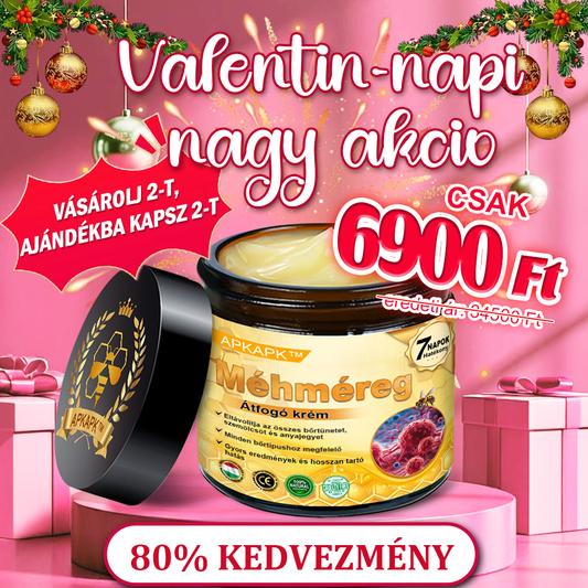 💕APKAPK®  Méhméreg krém a bőr megújítására 🐝 segít megoldani olyan bőrproblémákat, mint: ráncok, hegek, pigmentfoltok, striák, akné, pikkelysömör, ekcéma, bőrelváltozások, irritációk, gyulladások és egyéb bőrpanaszok.