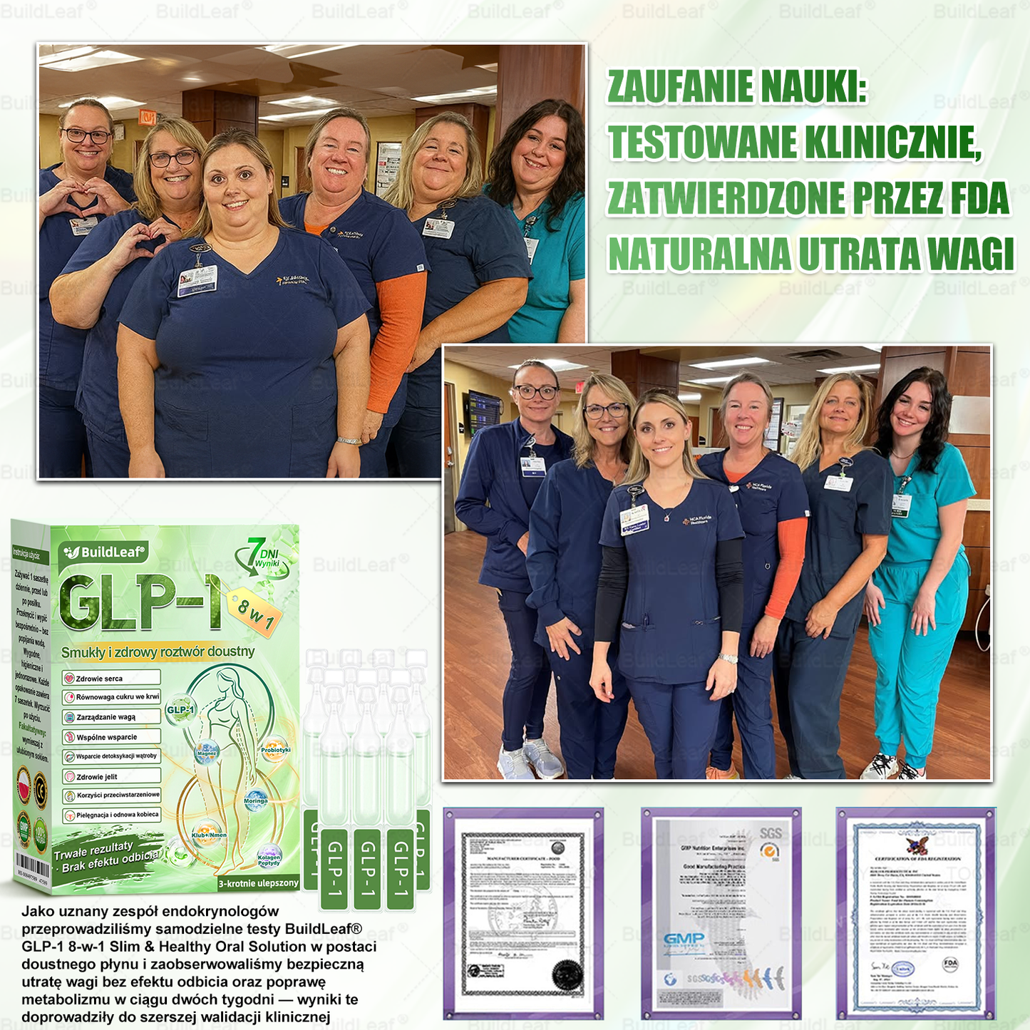 🖤🔥 Oficjalny sklep 👩‍⚕️ BuildLeaf® GLP-1 8-w-1 roztwór doustny (raz dziennie, efekty w 7 dni) Wspiera odchudzanie, serce, cukier, sen, jelita, stawy oraz ujędrnia skórę i dodaje energii