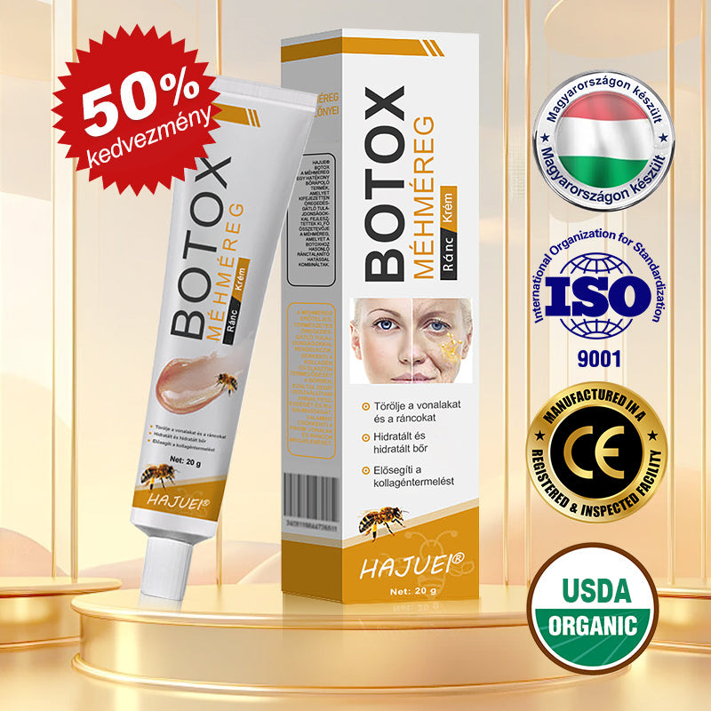 HAJUEI® Botox Méhméreg Ránctalanító Krém 🐝