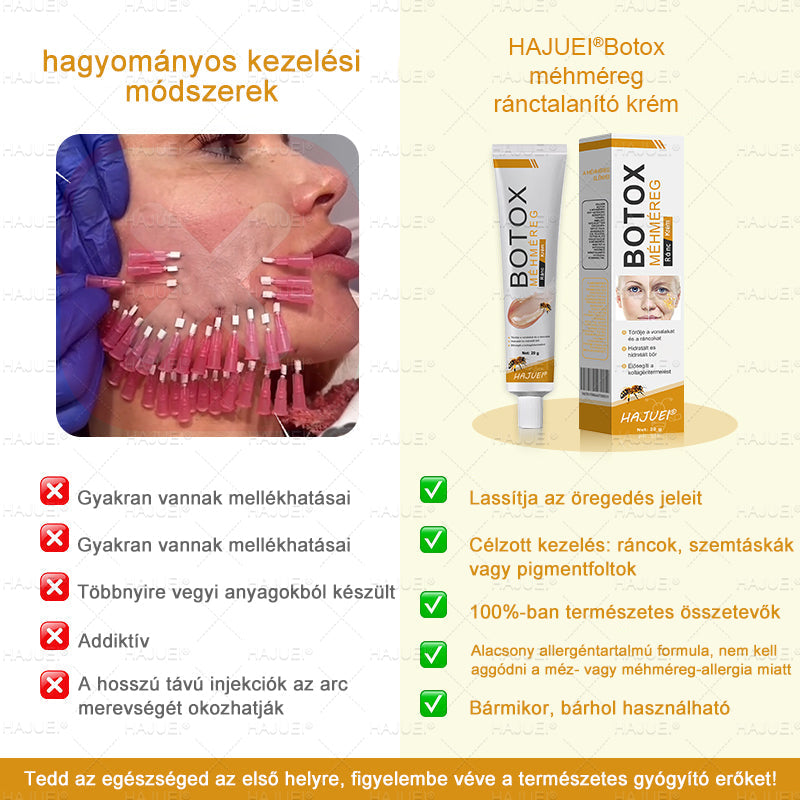 HAJUEI® Botox Méhméreg Ránctalanító Krém 🐝
