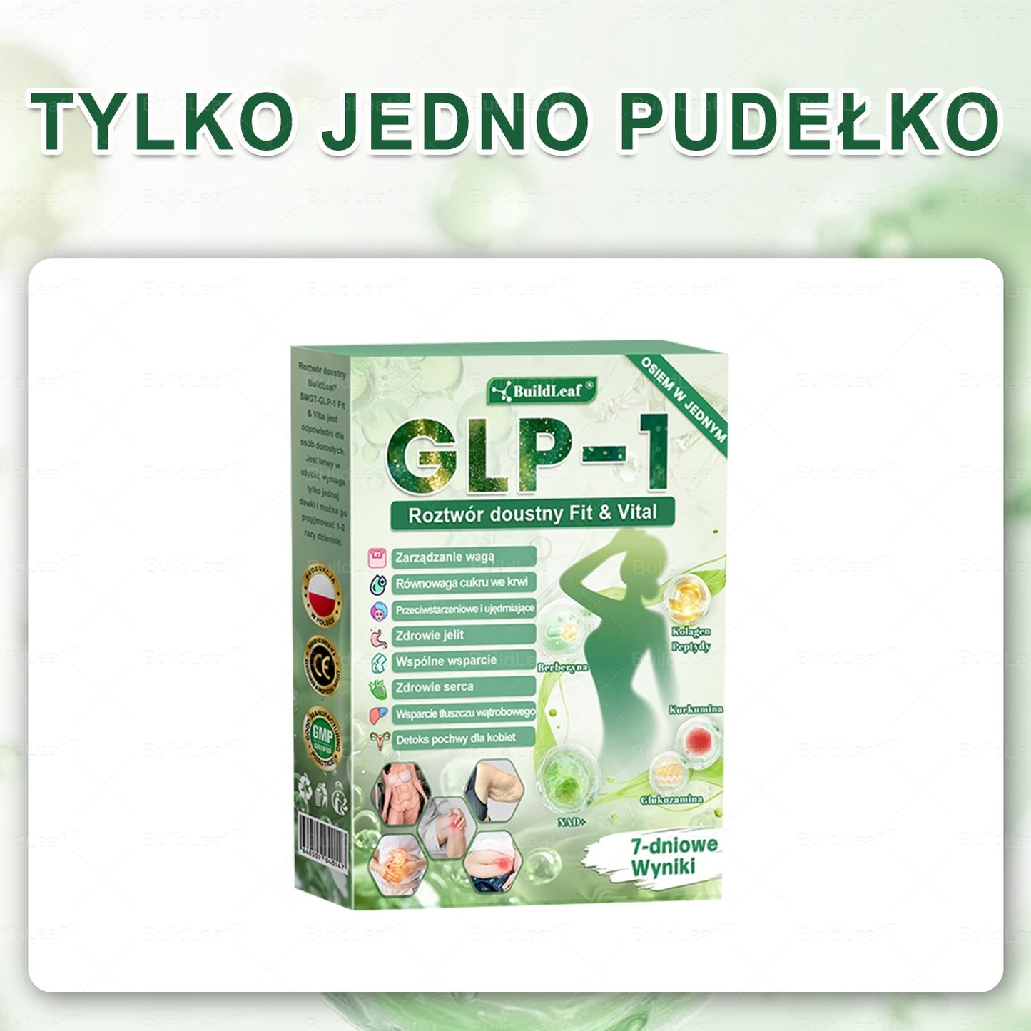 ✨ Oficjalny sklep Polska | ✨ BuildLeaf® GLP-1 8-w-1 Fit & Vital Solution (Jednorazowa dawka dziennie, widoczne efekty już po 7 dniach) ✅ Otyłość, zdrowie sercowo-naczyniowe, cukrzyca, bezdech senny, zdrowie jelit, problemy ze stawami i inne.