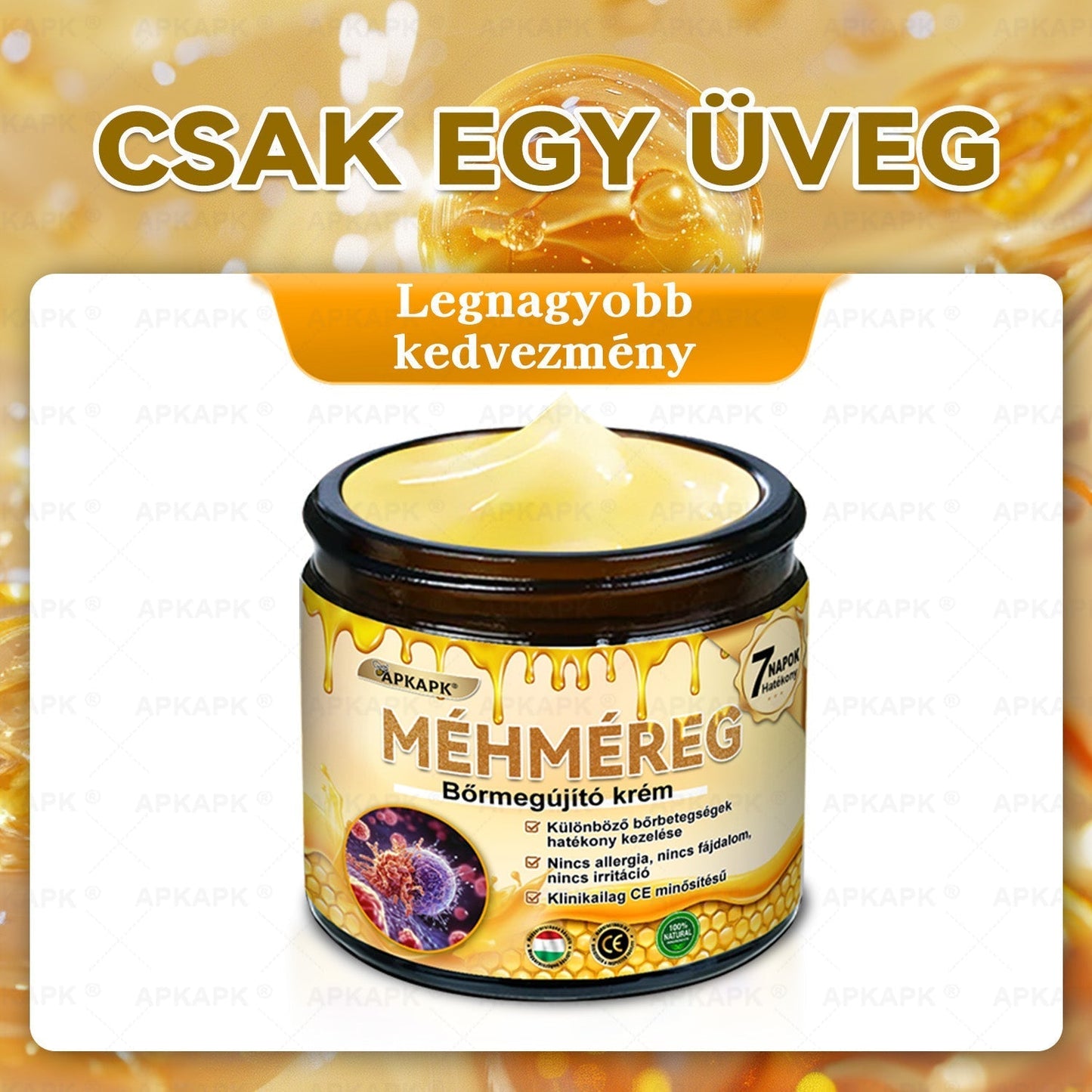 🎄Karácsonyi leárazás 🎄✨  ✨✨𝖠𝖯𝖪𝖠𝖯𝖪® méhméreges bőrmegújító krém