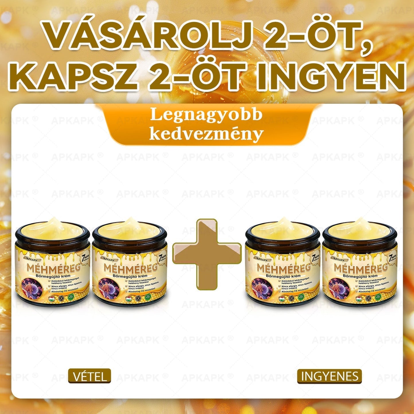🎄Karácsonyi leárazás 🎄✨  ✨✨𝖠𝖯𝖪𝖠𝖯𝖪® méhméreges bőrmegújító krém