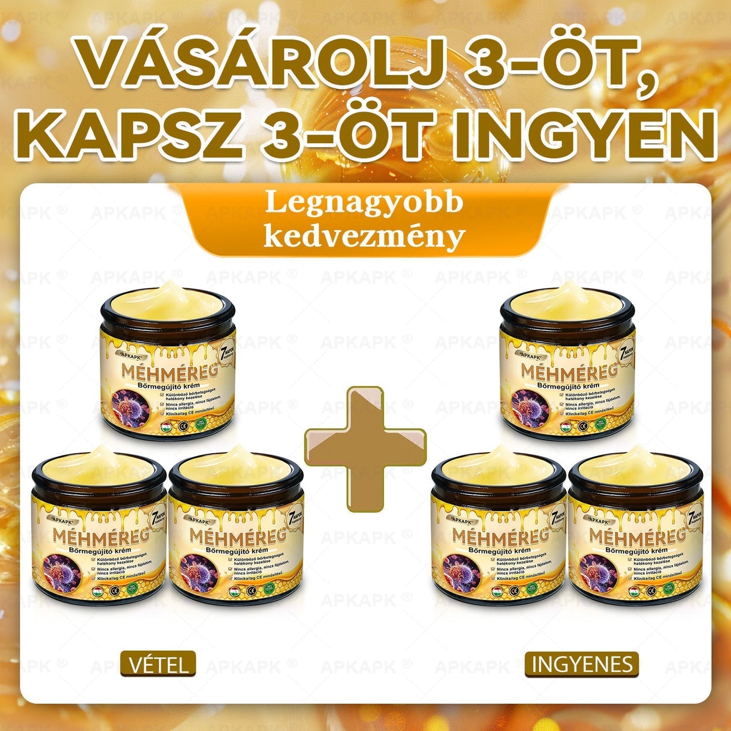 🎄Karácsonyi leárazás 🎄✨  ✨✨𝖠𝖯𝖪𝖠𝖯𝖪® méhméreges bőrmegújító krém